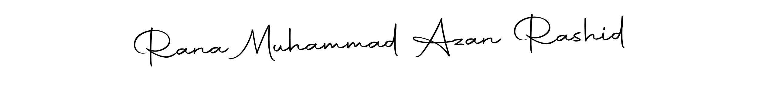 Design your own signature with our free online signature maker. With this signature software, you can create a handwritten (Autography-DOLnW) signature for name Rana Muhammad Azan Rashid. Rana Muhammad Azan Rashid signature style 10 images and pictures png