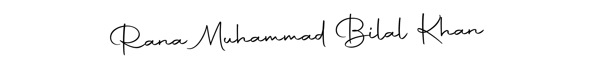 Design your own signature with our free online signature maker. With this signature software, you can create a handwritten (Autography-DOLnW) signature for name Rana Muhammad Bilal Khan. Rana Muhammad Bilal Khan signature style 10 images and pictures png