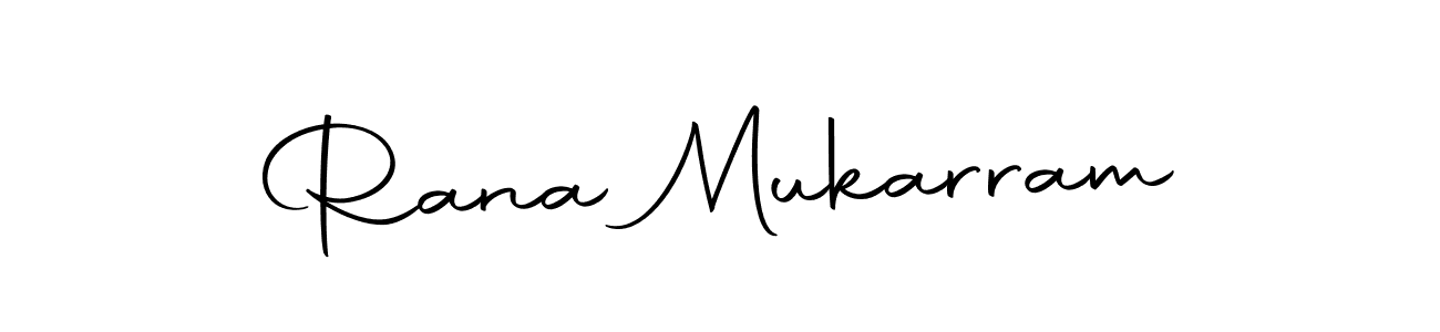 The best way (Autography-DOLnW) to make a short signature is to pick only two or three words in your name. The name Rana Mukarram include a total of six letters. For converting this name. Rana Mukarram signature style 10 images and pictures png