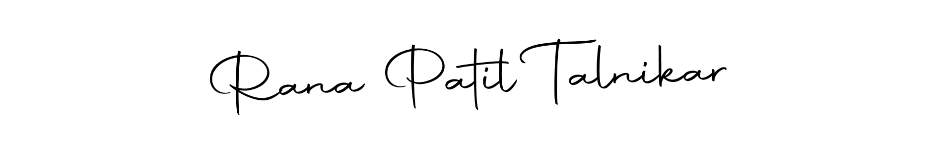 Check out images of Autograph of Rana Patil Talnikar name. Actor Rana Patil Talnikar Signature Style. Autography-DOLnW is a professional sign style online. Rana Patil Talnikar signature style 10 images and pictures png