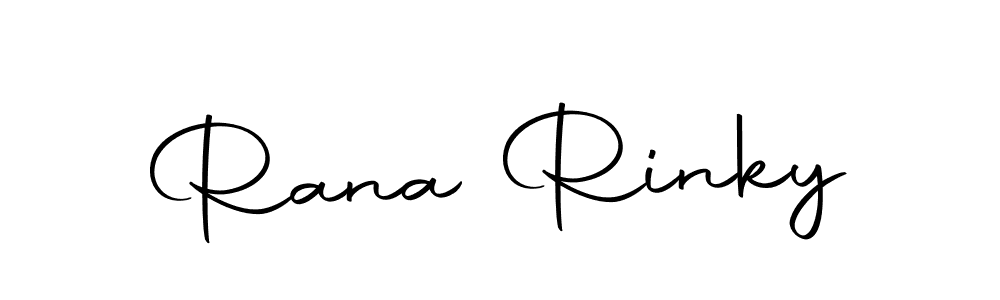 Design your own signature with our free online signature maker. With this signature software, you can create a handwritten (Autography-DOLnW) signature for name Rana Rinky. Rana Rinky signature style 10 images and pictures png