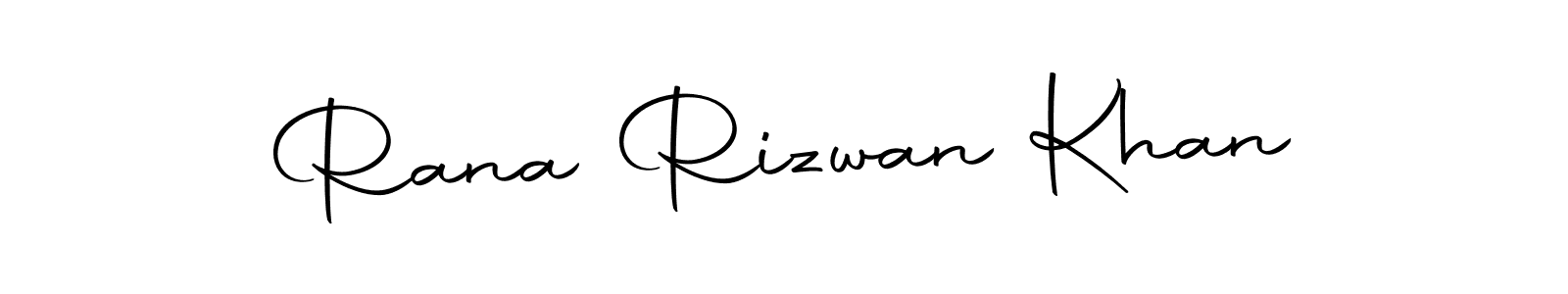 Make a beautiful signature design for name Rana Rizwan Khan. Use this online signature maker to create a handwritten signature for free. Rana Rizwan Khan signature style 10 images and pictures png