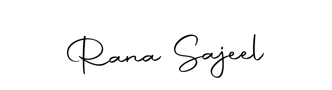 Also we have Rana Sajeel name is the best signature style. Create professional handwritten signature collection using Autography-DOLnW autograph style. Rana Sajeel signature style 10 images and pictures png