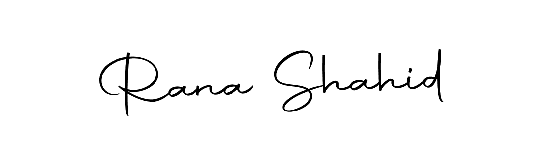 Create a beautiful signature design for name Rana Shahid. With this signature (Autography-DOLnW) fonts, you can make a handwritten signature for free. Rana Shahid signature style 10 images and pictures png