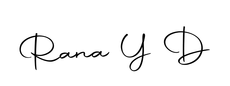 Also we have Rana Y D name is the best signature style. Create professional handwritten signature collection using Autography-DOLnW autograph style. Rana Y D signature style 10 images and pictures png