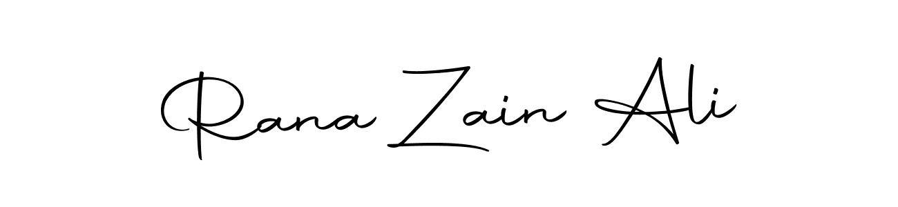 Make a beautiful signature design for name Rana Zain Ali. With this signature (Autography-DOLnW) style, you can create a handwritten signature for free. Rana Zain Ali signature style 10 images and pictures png