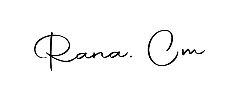 Make a beautiful signature design for name Rana. Cm. Use this online signature maker to create a handwritten signature for free. Rana. Cm signature style 10 images and pictures png