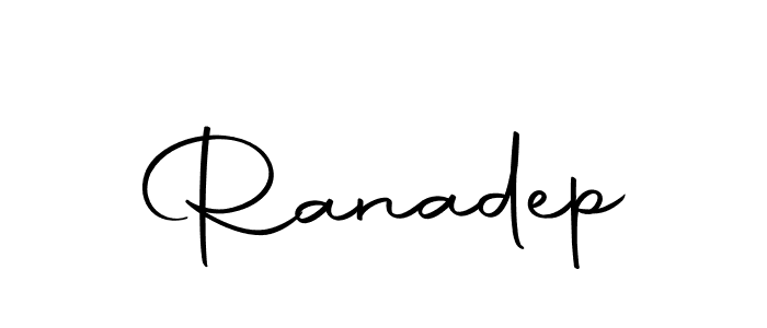 Use a signature maker to create a handwritten signature online. With this signature software, you can design (Autography-DOLnW) your own signature for name Ranadep. Ranadep signature style 10 images and pictures png