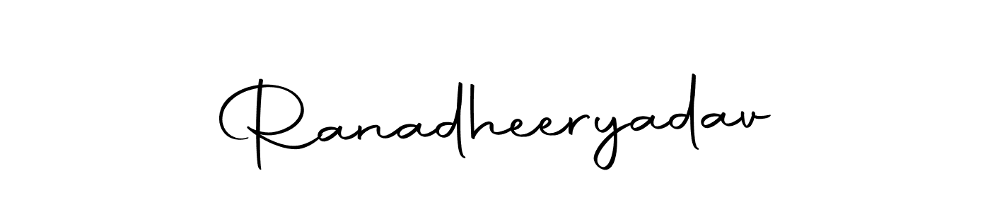 How to make Ranadheeryadav signature? Autography-DOLnW is a professional autograph style. Create handwritten signature for Ranadheeryadav name. Ranadheeryadav signature style 10 images and pictures png