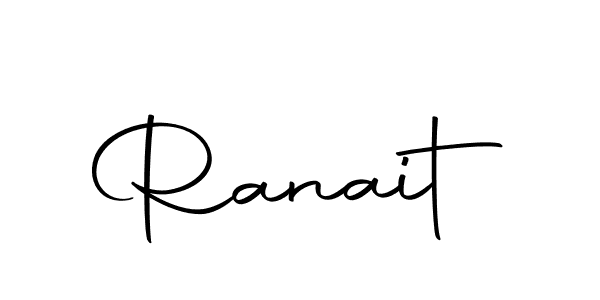 You should practise on your own different ways (Autography-DOLnW) to write your name (Ranait) in signature. don't let someone else do it for you. Ranait signature style 10 images and pictures png