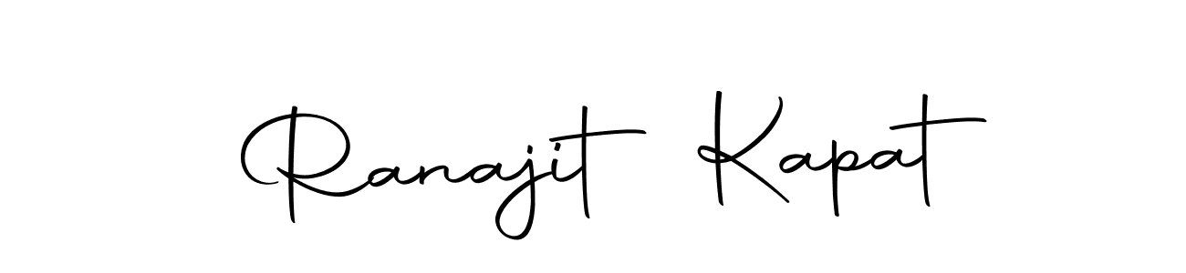 You can use this online signature creator to create a handwritten signature for the name Ranajit Kapat. This is the best online autograph maker. Ranajit Kapat signature style 10 images and pictures png