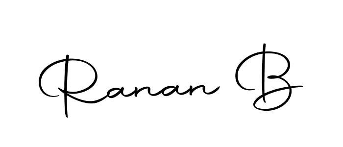 The best way (Autography-DOLnW) to make a short signature is to pick only two or three words in your name. The name Ranan B include a total of six letters. For converting this name. Ranan B signature style 10 images and pictures png