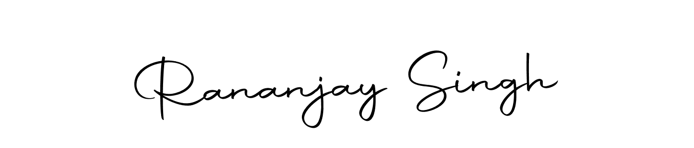 Rananjay Singh stylish signature style. Best Handwritten Sign (Autography-DOLnW) for my name. Handwritten Signature Collection Ideas for my name Rananjay Singh. Rananjay Singh signature style 10 images and pictures png