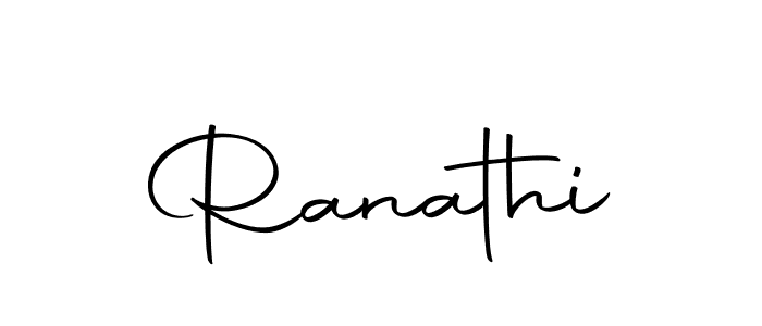 You should practise on your own different ways (Autography-DOLnW) to write your name (Ranathi) in signature. don't let someone else do it for you. Ranathi signature style 10 images and pictures png