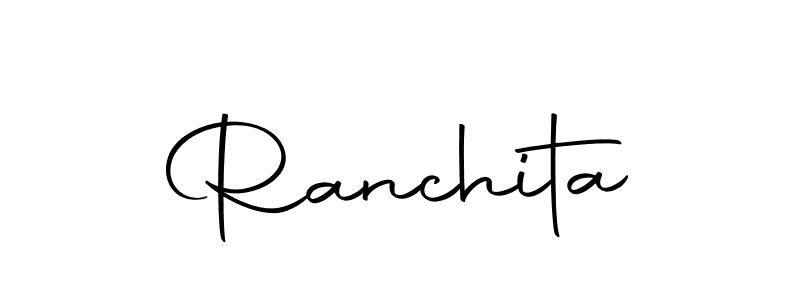 Create a beautiful signature design for name Ranchita. With this signature (Autography-DOLnW) fonts, you can make a handwritten signature for free. Ranchita signature style 10 images and pictures png