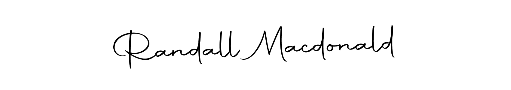 Design your own signature with our free online signature maker. With this signature software, you can create a handwritten (Autography-DOLnW) signature for name Randall Macdonald. Randall Macdonald signature style 10 images and pictures png