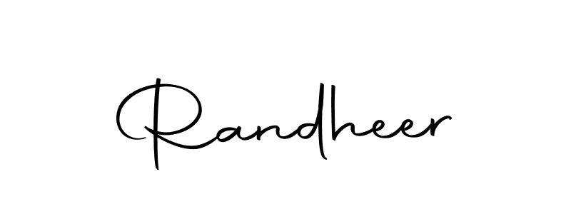 How to make Randheer signature? Autography-DOLnW is a professional autograph style. Create handwritten signature for Randheer name. Randheer signature style 10 images and pictures png