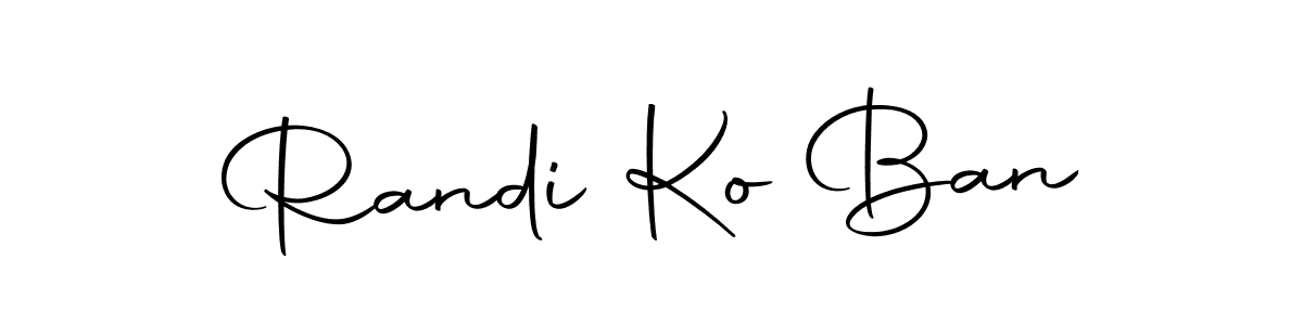 It looks lik you need a new signature style for name Randi Ko Ban. Design unique handwritten (Autography-DOLnW) signature with our free signature maker in just a few clicks. Randi Ko Ban signature style 10 images and pictures png