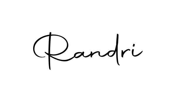 Create a beautiful signature design for name Randri. With this signature (Autography-DOLnW) fonts, you can make a handwritten signature for free. Randri signature style 10 images and pictures png