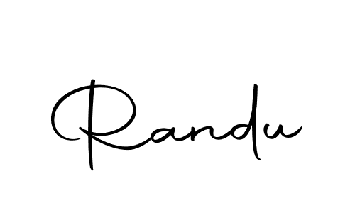 Randu stylish signature style. Best Handwritten Sign (Autography-DOLnW) for my name. Handwritten Signature Collection Ideas for my name Randu. Randu signature style 10 images and pictures png