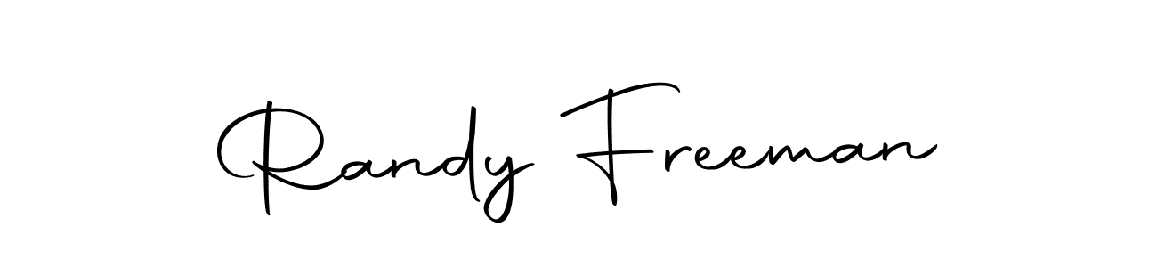Make a beautiful signature design for name Randy Freeman. With this signature (Autography-DOLnW) style, you can create a handwritten signature for free. Randy Freeman signature style 10 images and pictures png