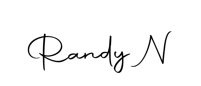 It looks lik you need a new signature style for name Randy N. Design unique handwritten (Autography-DOLnW) signature with our free signature maker in just a few clicks. Randy N signature style 10 images and pictures png