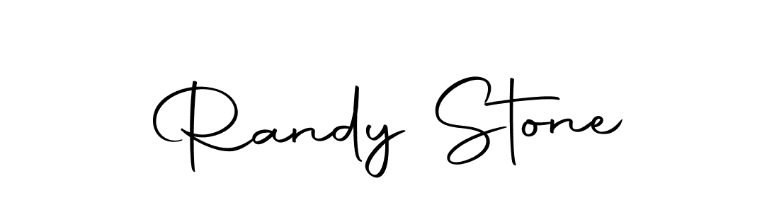 Design your own signature with our free online signature maker. With this signature software, you can create a handwritten (Autography-DOLnW) signature for name Randy Stone. Randy Stone signature style 10 images and pictures png