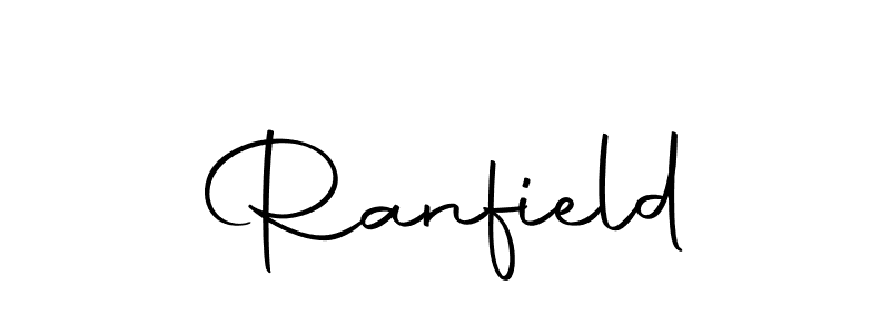 Use a signature maker to create a handwritten signature online. With this signature software, you can design (Autography-DOLnW) your own signature for name Ranfield. Ranfield signature style 10 images and pictures png