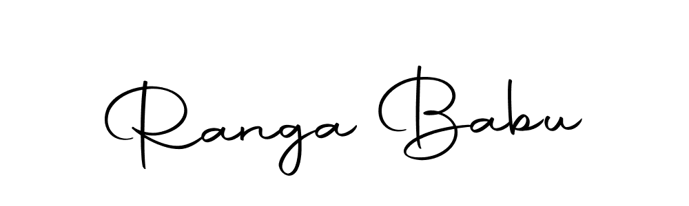 Make a beautiful signature design for name Ranga Babu. With this signature (Autography-DOLnW) style, you can create a handwritten signature for free. Ranga Babu signature style 10 images and pictures png