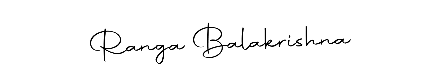 Design your own signature with our free online signature maker. With this signature software, you can create a handwritten (Autography-DOLnW) signature for name Ranga Balakrishna. Ranga Balakrishna signature style 10 images and pictures png