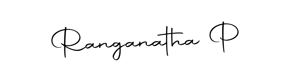 Create a beautiful signature design for name Ranganatha P. With this signature (Autography-DOLnW) fonts, you can make a handwritten signature for free. Ranganatha P signature style 10 images and pictures png