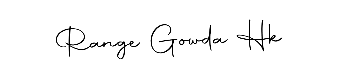 Create a beautiful signature design for name Range Gowda Hk. With this signature (Autography-DOLnW) fonts, you can make a handwritten signature for free. Range Gowda Hk signature style 10 images and pictures png