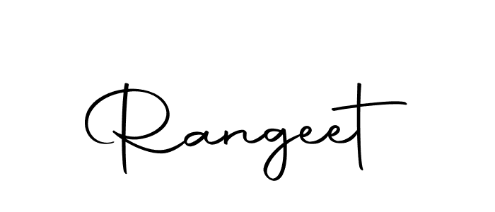 Design your own signature with our free online signature maker. With this signature software, you can create a handwritten (Autography-DOLnW) signature for name Rangeet. Rangeet signature style 10 images and pictures png