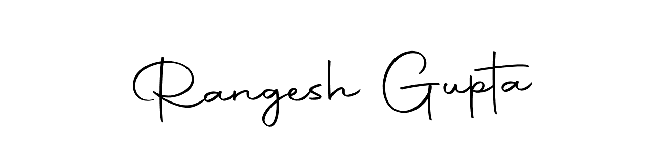 How to make Rangesh Gupta name signature. Use Autography-DOLnW style for creating short signs online. This is the latest handwritten sign. Rangesh Gupta signature style 10 images and pictures png