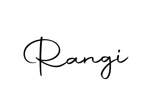 Create a beautiful signature design for name Rangi. With this signature (Autography-DOLnW) fonts, you can make a handwritten signature for free. Rangi signature style 10 images and pictures png