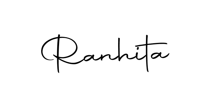 Ranhita stylish signature style. Best Handwritten Sign (Autography-DOLnW) for my name. Handwritten Signature Collection Ideas for my name Ranhita. Ranhita signature style 10 images and pictures png