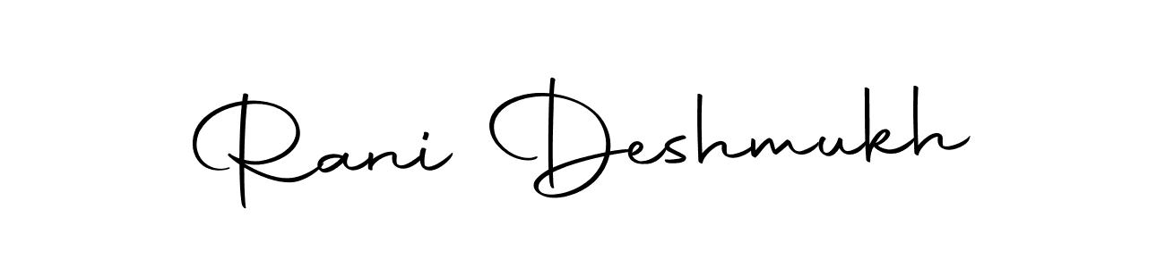 Rani Deshmukh stylish signature style. Best Handwritten Sign (Autography-DOLnW) for my name. Handwritten Signature Collection Ideas for my name Rani Deshmukh. Rani Deshmukh signature style 10 images and pictures png