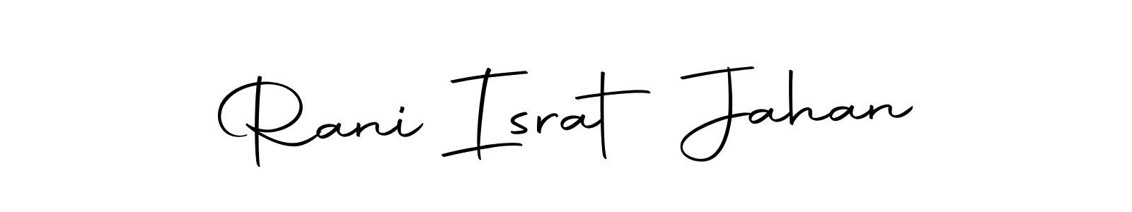 It looks lik you need a new signature style for name Rani Israt Jahan. Design unique handwritten (Autography-DOLnW) signature with our free signature maker in just a few clicks. Rani Israt Jahan signature style 10 images and pictures png