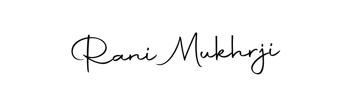Also we have Rani Mukhrji name is the best signature style. Create professional handwritten signature collection using Autography-DOLnW autograph style. Rani Mukhrji signature style 10 images and pictures png