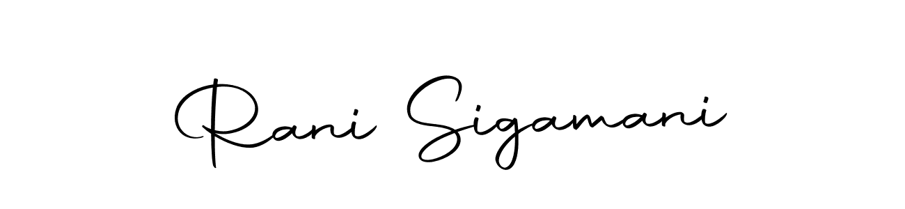 You can use this online signature creator to create a handwritten signature for the name Rani Sigamani. This is the best online autograph maker. Rani Sigamani signature style 10 images and pictures png