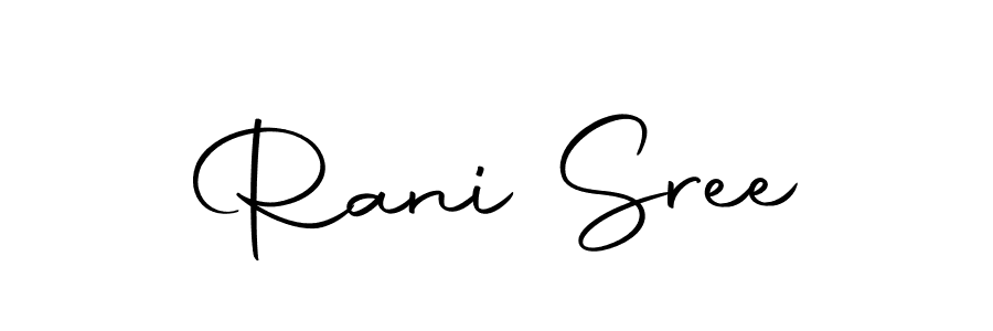 Make a beautiful signature design for name Rani Sree. With this signature (Autography-DOLnW) style, you can create a handwritten signature for free. Rani Sree signature style 10 images and pictures png