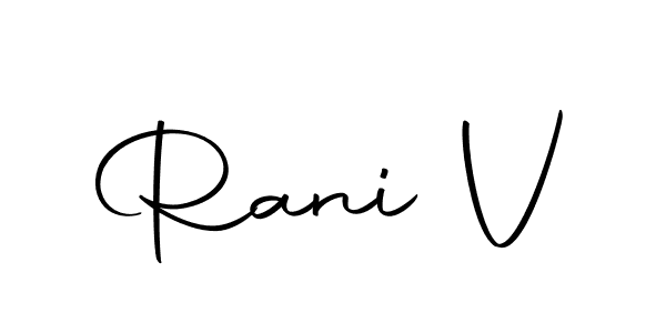 Best and Professional Signature Style for Rani V. Autography-DOLnW Best Signature Style Collection. Rani V signature style 10 images and pictures png