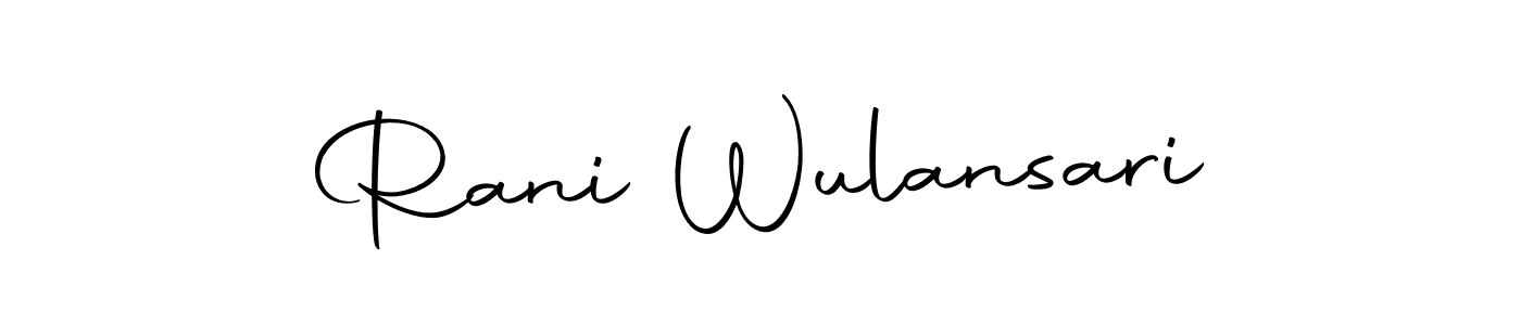 The best way (Autography-DOLnW) to make a short signature is to pick only two or three words in your name. The name Rani Wulansari include a total of six letters. For converting this name. Rani Wulansari signature style 10 images and pictures png