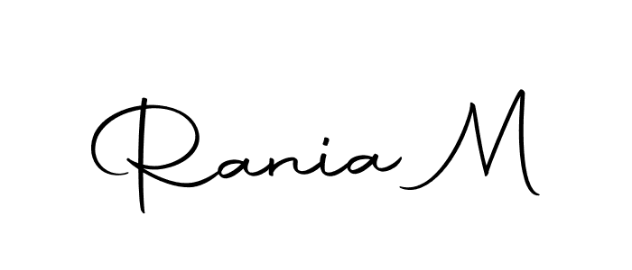 Similarly Autography-DOLnW is the best handwritten signature design. Signature creator online .You can use it as an online autograph creator for name Rania M. Rania M signature style 10 images and pictures png