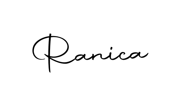 Design your own signature with our free online signature maker. With this signature software, you can create a handwritten (Autography-DOLnW) signature for name Ranica. Ranica signature style 10 images and pictures png