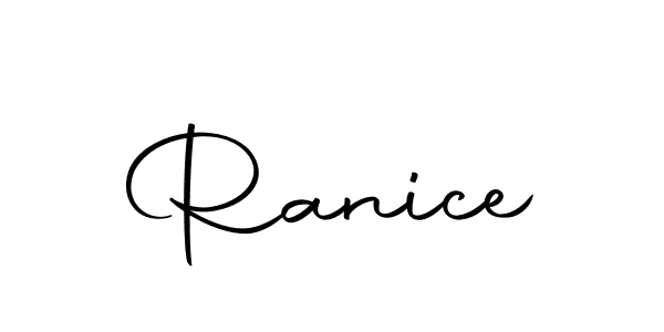 How to make Ranice name signature. Use Autography-DOLnW style for creating short signs online. This is the latest handwritten sign. Ranice signature style 10 images and pictures png