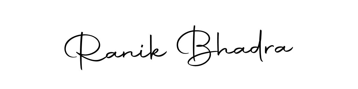 Use a signature maker to create a handwritten signature online. With this signature software, you can design (Autography-DOLnW) your own signature for name Ranik Bhadra. Ranik Bhadra signature style 10 images and pictures png