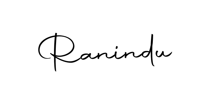 Design your own signature with our free online signature maker. With this signature software, you can create a handwritten (Autography-DOLnW) signature for name Ranindu. Ranindu signature style 10 images and pictures png