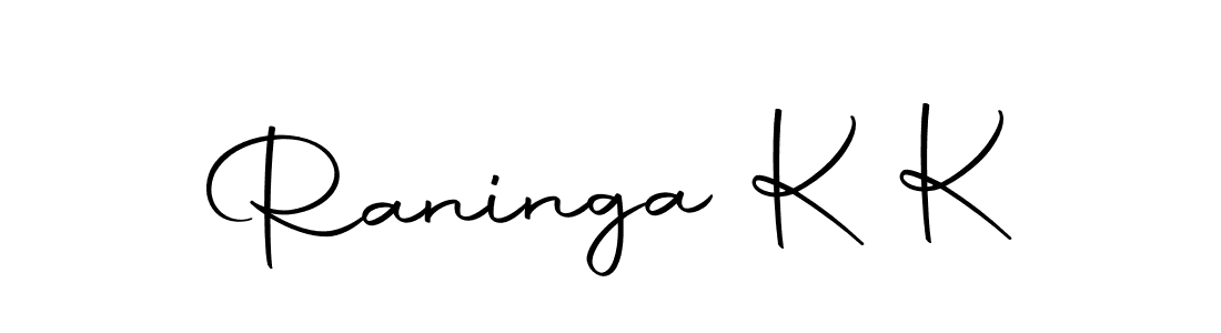 Design your own signature with our free online signature maker. With this signature software, you can create a handwritten (Autography-DOLnW) signature for name Raninga K K. Raninga K K signature style 10 images and pictures png
