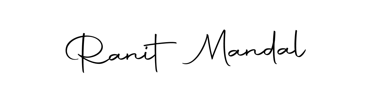The best way (Autography-DOLnW) to make a short signature is to pick only two or three words in your name. The name Ranit Mandal include a total of six letters. For converting this name. Ranit Mandal signature style 10 images and pictures png